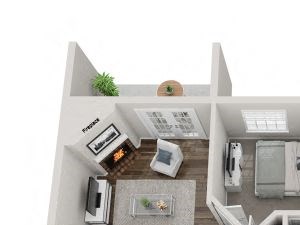3Bd2Ba BIRCH Floor Plan 3Bd2Ba BIRCH Floor Plan at Brookdale on the Park, Naperville, IL, 60563